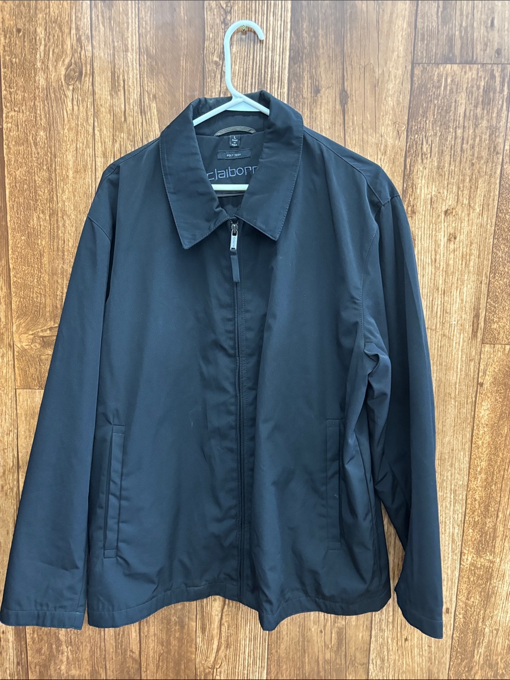 Claiborne Women’s Black Lightweight Zip Jacket